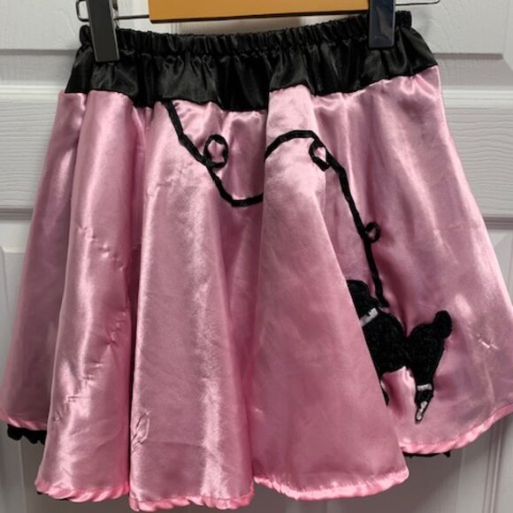 PINK LADIES/ GREASE MOVIE TOP & SKIRT COMBO - Picture 3 of 7